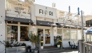 The Italian restaurant also served as a floral boutique. (Courtesy Fiori)