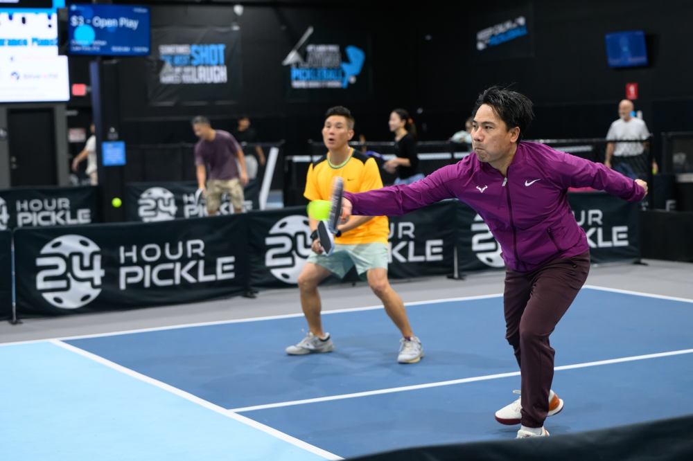 24 Hour Pickle opened in Sugar Land in early February 2025 and offers eight pickleball courts for competition and training. Co-owner Kirandeep Singh said the business has already discussed expansion. (Jamaal Ellis/Community Impact)