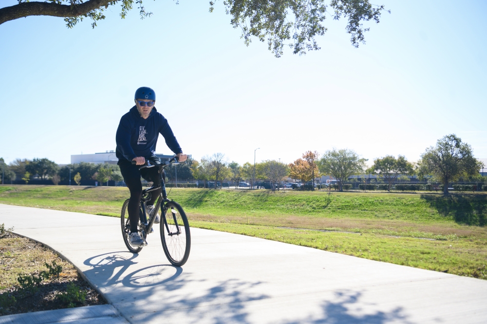 Residents near the Brays Bayou Greenway Trail can use the park and trail system for recreation, such as walking and biking, as well as for accessibility to nearby amenities. (Jamaal Ellis/Community Impact)