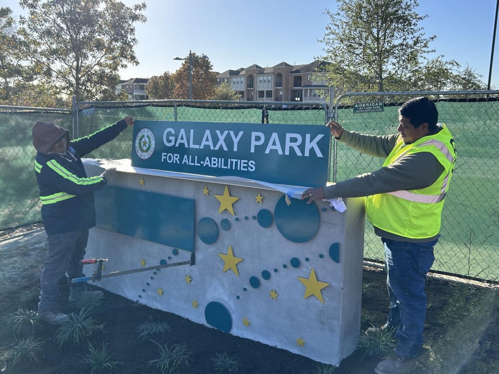 Fort Bend County's first all-abilities park is nearly complete with opening slated for early this year. (Courtesy Dennis Spellman/Fort Bend County Precinct 3)