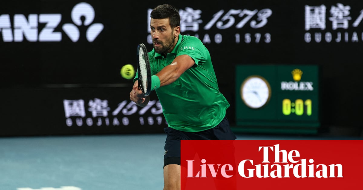Novak Djokovic v Jannik Sinner: Australian Open 2026 semi-final – live | Australian Open 2026