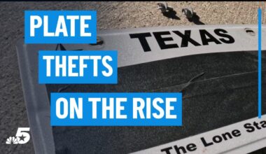 Fort Worth police notice rise in stolen license plates – NBC 5 Dallas-Fort Worth