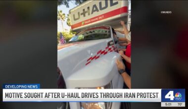U-Haul driver appears to have ‘deliberately’ driven into LA protesters, expert says – NBC Los Angeles