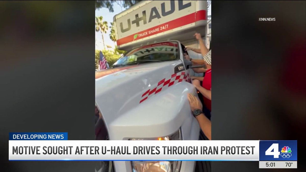 U-Haul driver appears to have ‘deliberately’ driven into LA protesters, expert says – NBC Los Angeles