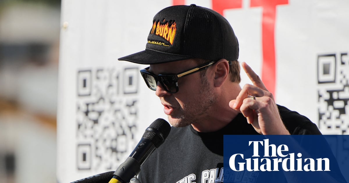 Reality TV star Spencer Pratt launches LA mayoral bid on wildfire anniversary | Los Angeles