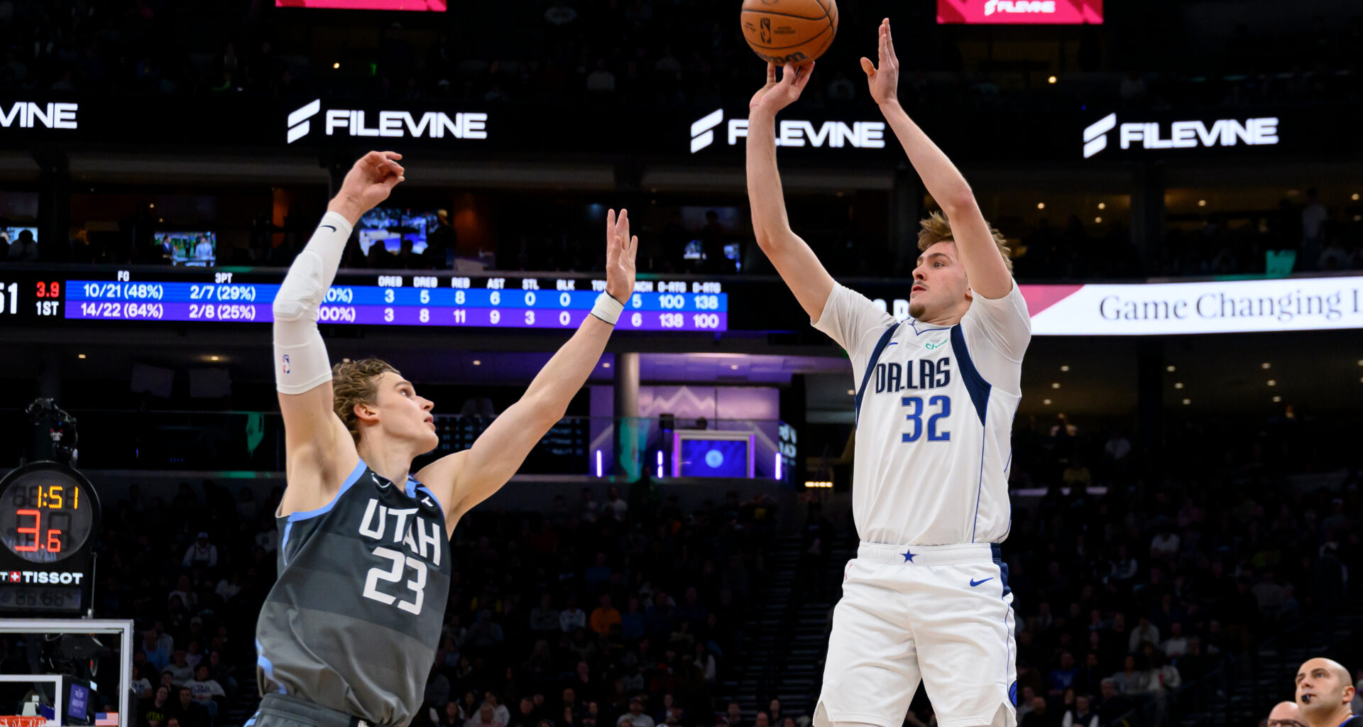 Lauri Markkanen scores 33, rallies the Jazz to a 116-114 win over the Mavericks