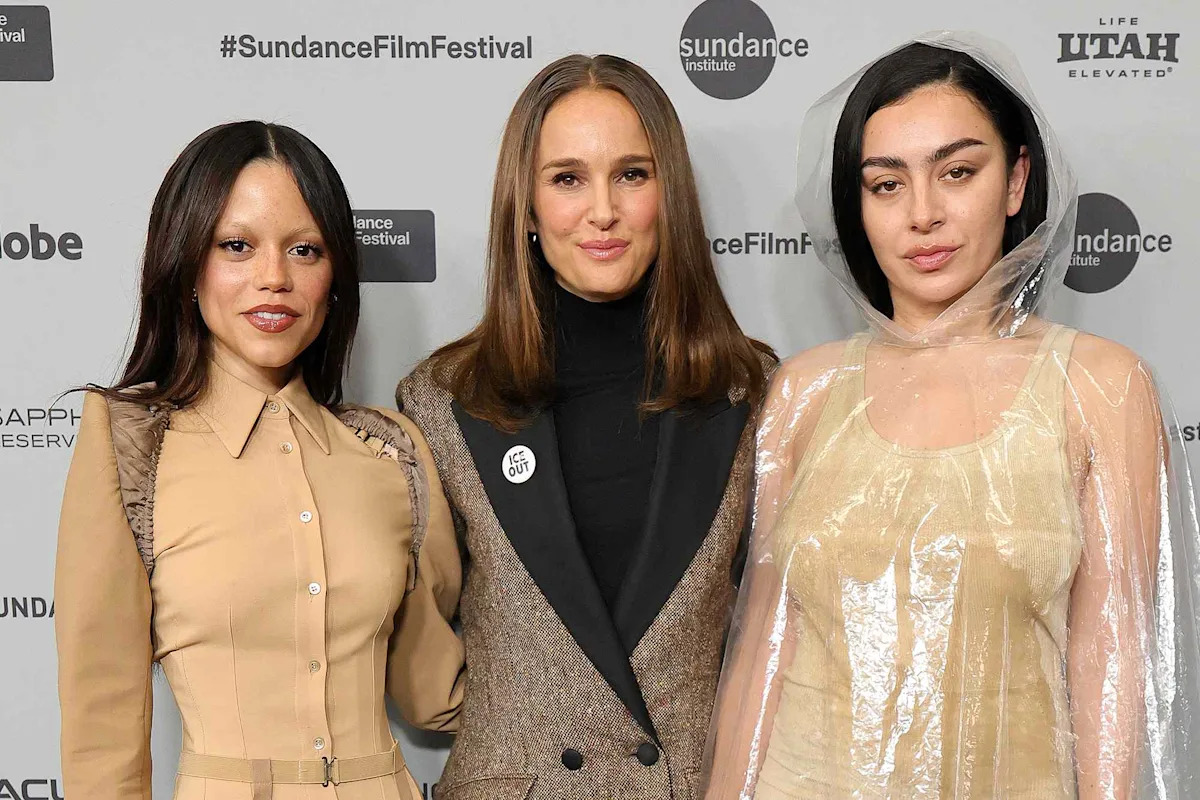 Natalie Portman, Jenna Ortega and Charli xcx Join Forces to Promote “The Gallerist” at 2026 Sundance Film Festival
