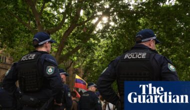 Protester detained in Sydney for wearing ‘globalise the intifada’ jacket says she should ‘never have been arrested’ | New South Wales