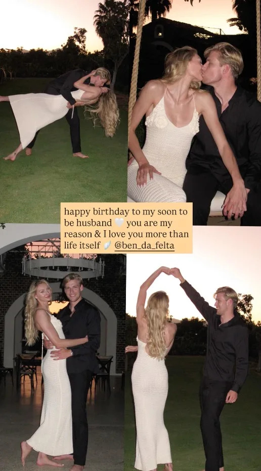 Cameron Brink, a Los Angeles Sparks superstar who appeared in the 2025 Sports Illustrated Swimsuit Issue, penned a sweet message to her “soon to be husband” Ben Felter on his birthday Tuesday. Cameron Brink/ Instagram