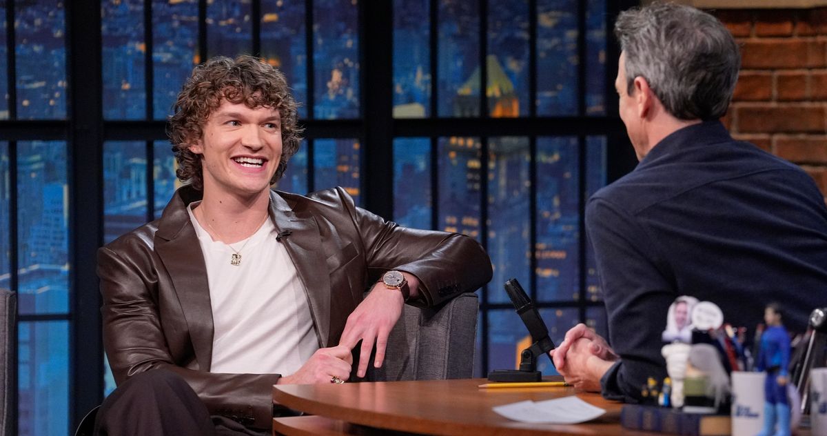 Connor Storrie Squeezed in a Late Night Debut on Seth Meyers