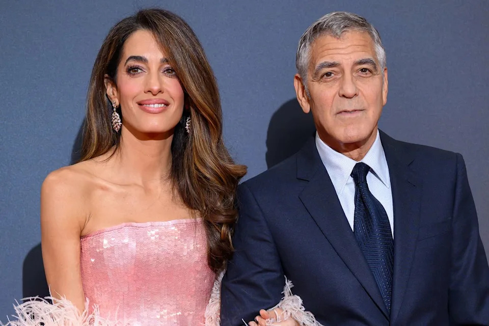 Karwai Tang/WireImage George and Amal Clooney at the BFI London Film Festival in London on Oct. 10, 2025