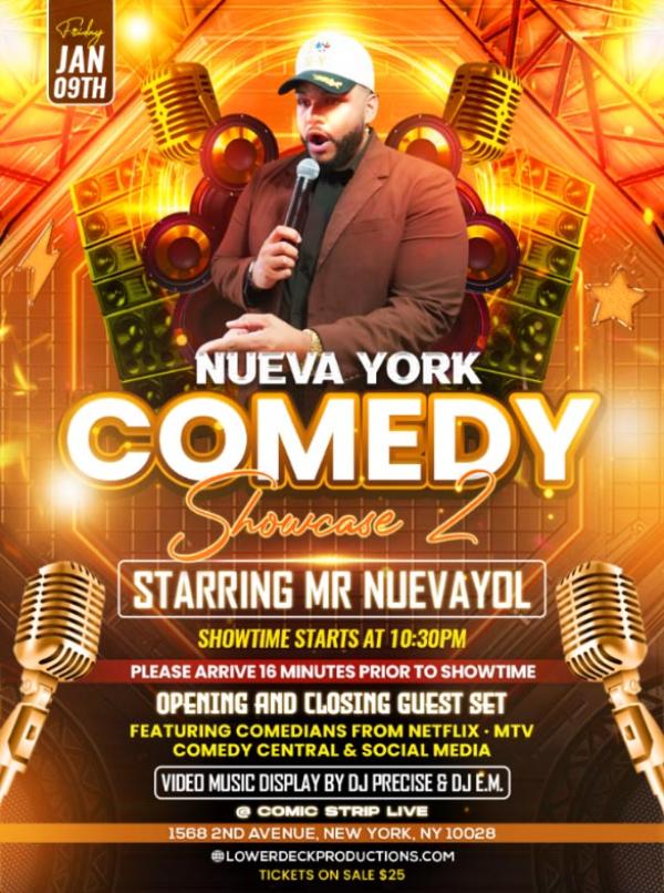 Nueva York Comedy Showcase at Comic Strip Live