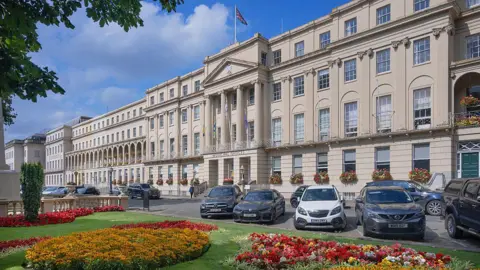 Getty Images View from outside of Cheltenham Borough Council's municipal offices