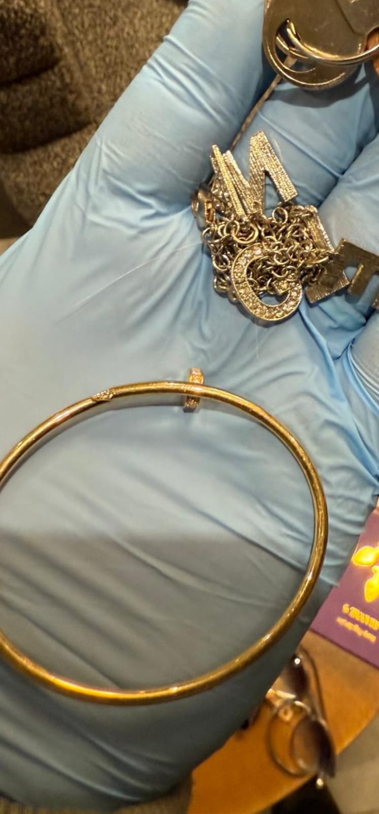 Stolen property found on the suspects 