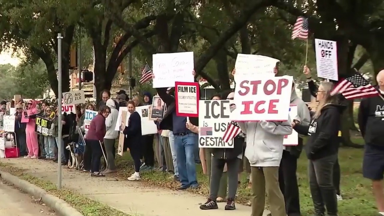 Anti-ICE protests in Houston