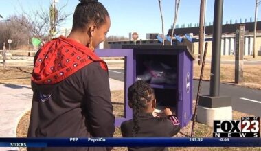 New Little Free Library installed along Osage Prairie Trail in Phoenix District | News
