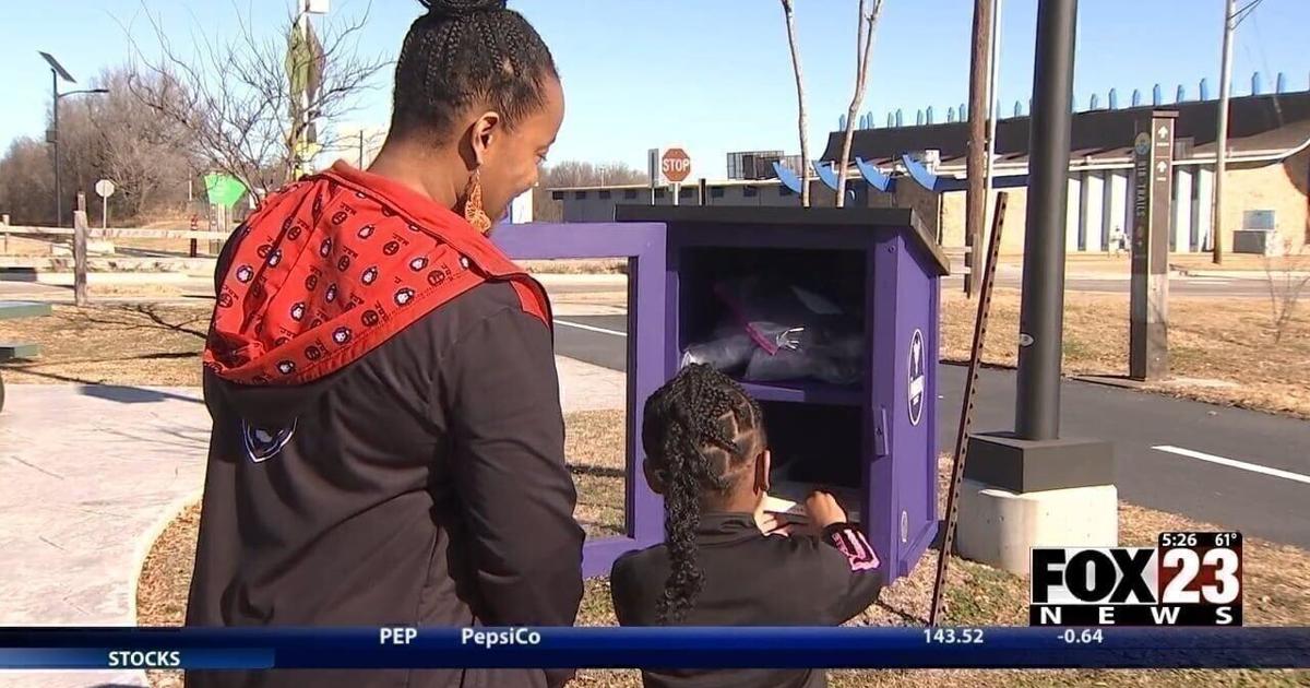 New Little Free Library installed along Osage Prairie Trail in Phoenix District | News