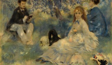 Pierre-Auguste Renoir. The Henriot Family (La Famille Henriot), c. 1875, Oil on canvas. The Barnes Foundation, BF949.