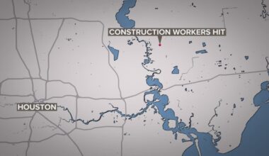 1 dead, another hurt after car crashes into construction workers on Crosby Freeway, HCSO says