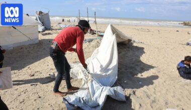 Gazans beg for shelter as winter storms batter millions and Israel limits aid