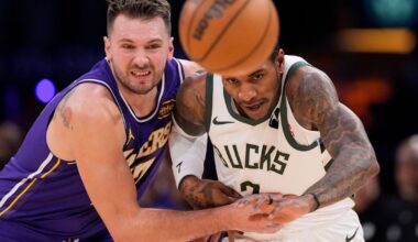 Giannis stops LeBron twice in the final minute as the Bucks rally to beat the Lakers 105-101 :: WRAL.com