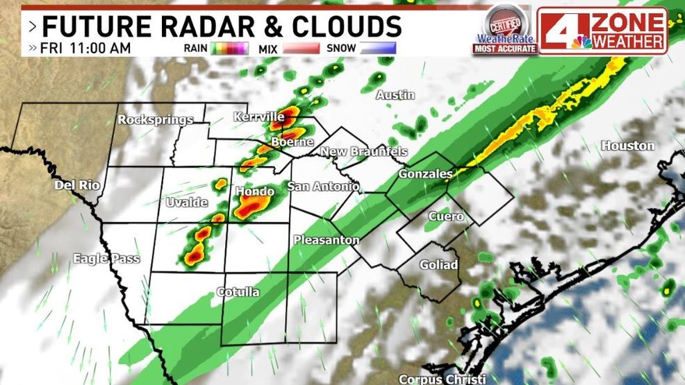 Future radar around 10 - 11AM