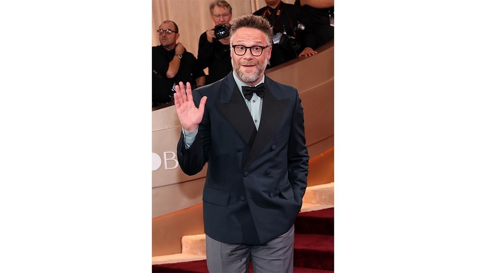 BEVERLY HILLS, CALIFORNIA - JANUARY 11: (FOR EDITORIAL USE ONLY) Seth Rogen attends the 83rd Annual Golden Globe Awards at The Beverly Hilton on January 11, 2026 in Beverly Hills, California. (Photo by Amy Sussman/Getty Images)