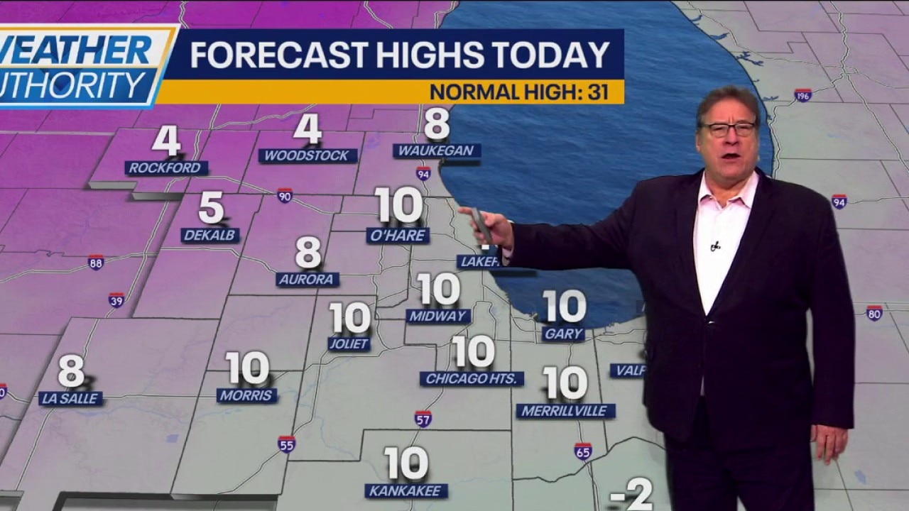Chicago weather: Frigid cold continues, snow in store for Sunday