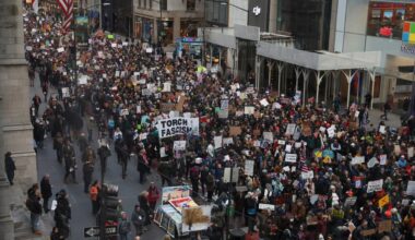 Anti-Trump protesters expected to walk off the job Tuesday