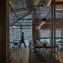 An Mien Lumiere Cafe / xưởng xép - Interior Photography, Dining room, Lighting, Chair, Glass, Beam