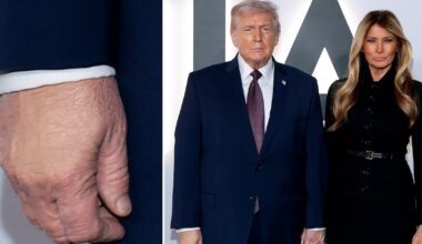 Trump, 79, Coats Hand in Makeup for Melania’s Documentary Premiere