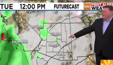 Patchy morning fog in Phoenix area with warmer temps ahead