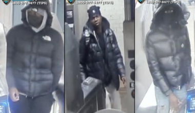 Police are searching for three suspects in a rash of muggings in Brooklyn and Manhattan