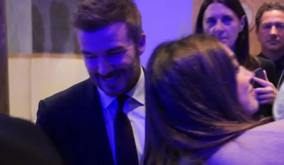 David avoided questions about Brooklyn's statement from a Sky News reporter earlier in the day