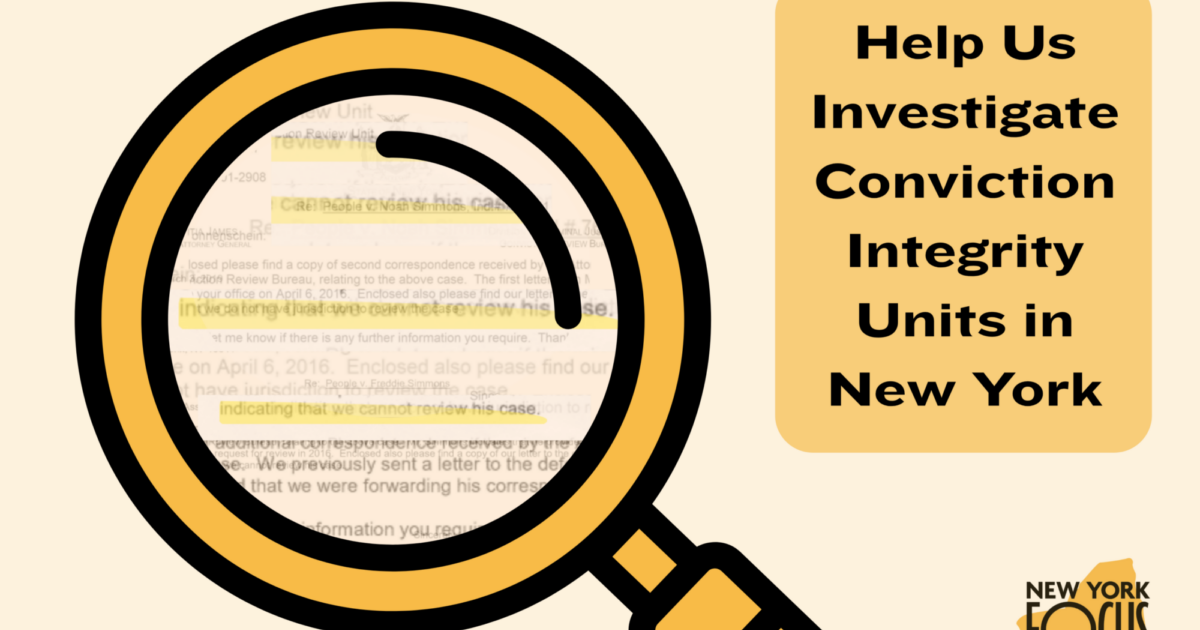 Help Us Investigate Conviction Integrity Units in…