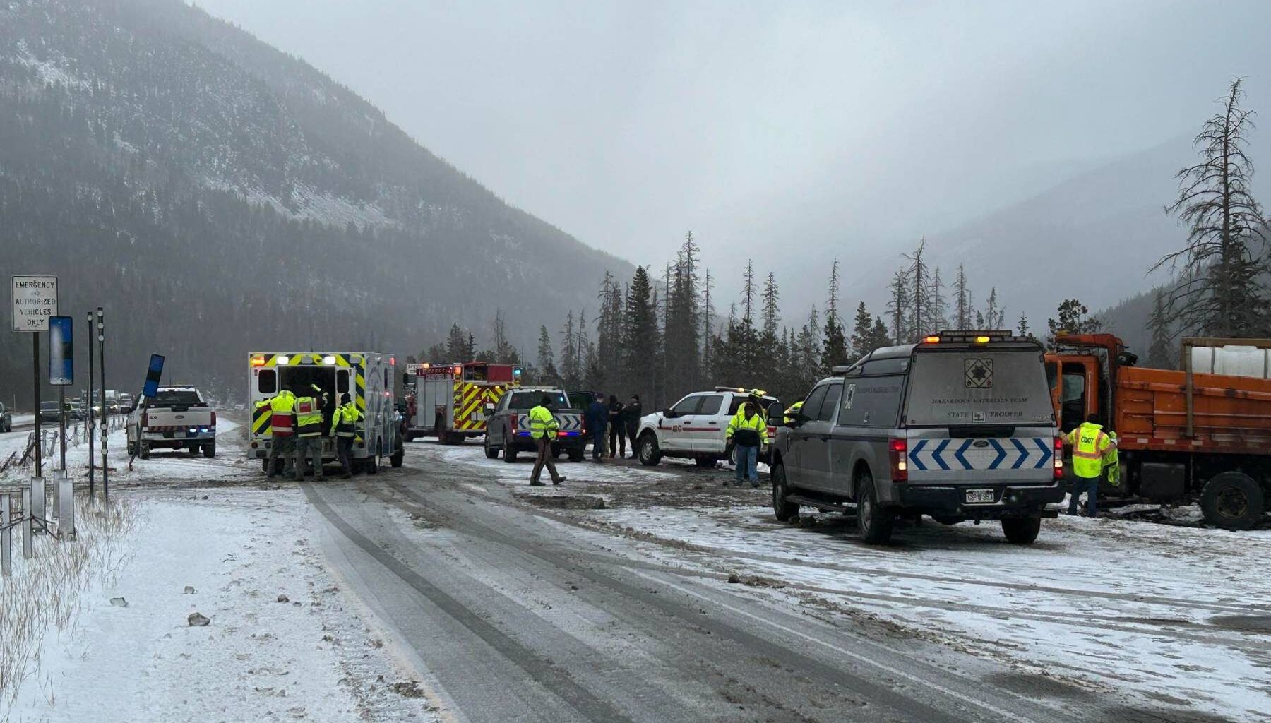 Deadly crash along I-70 involving CDOT snowplow and youth hockey team
