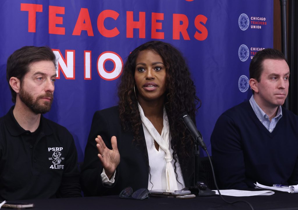Chicago school board accused of conspiring against teachers union