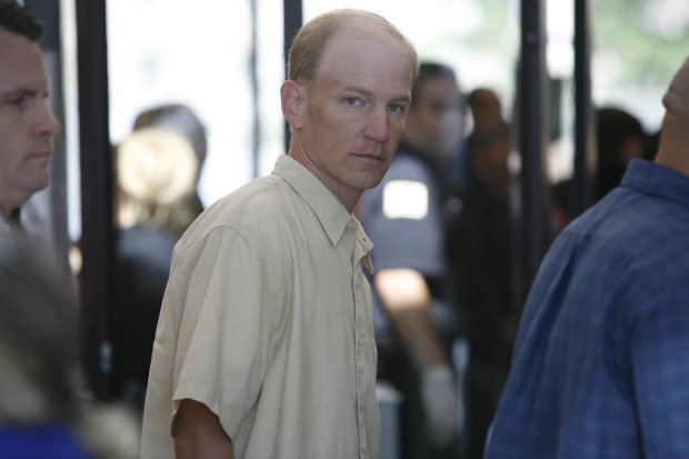 The Rev. Daniel McCormack arrives at the Leighton Criminal Court Building on July 2, 2007. (Michael Tercha/Chicago Tribune)