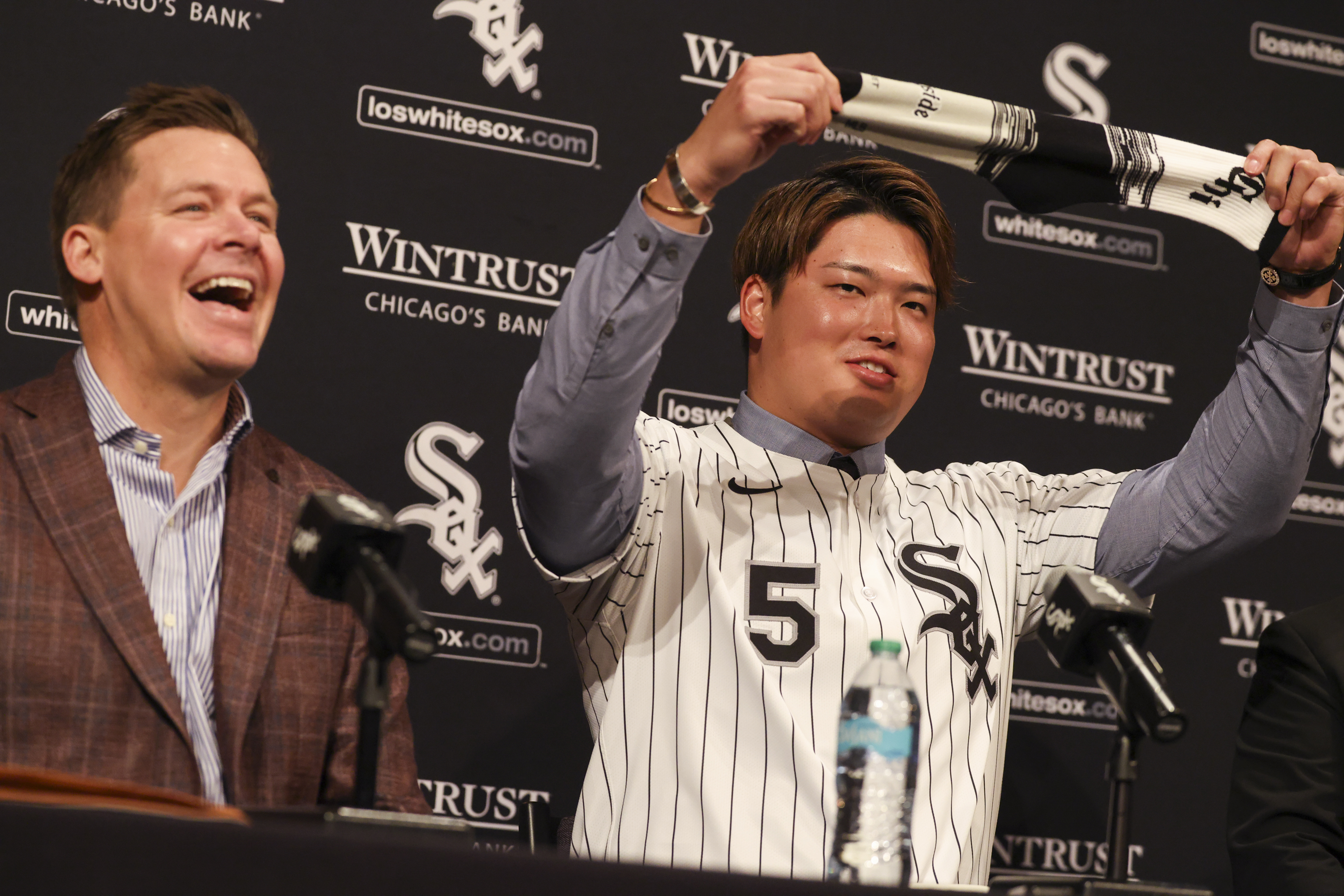 White Sox executive vice president and general manager Chris Getz...