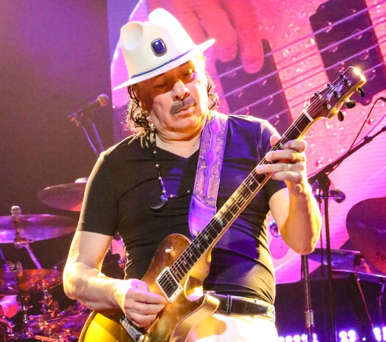 Carlos Santana plays a show in Kansas City, Missouri.