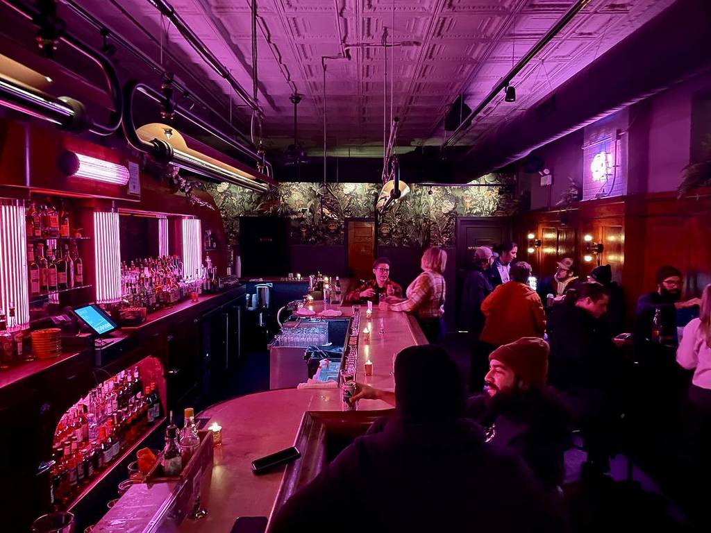 interior at central park bar in Chicago