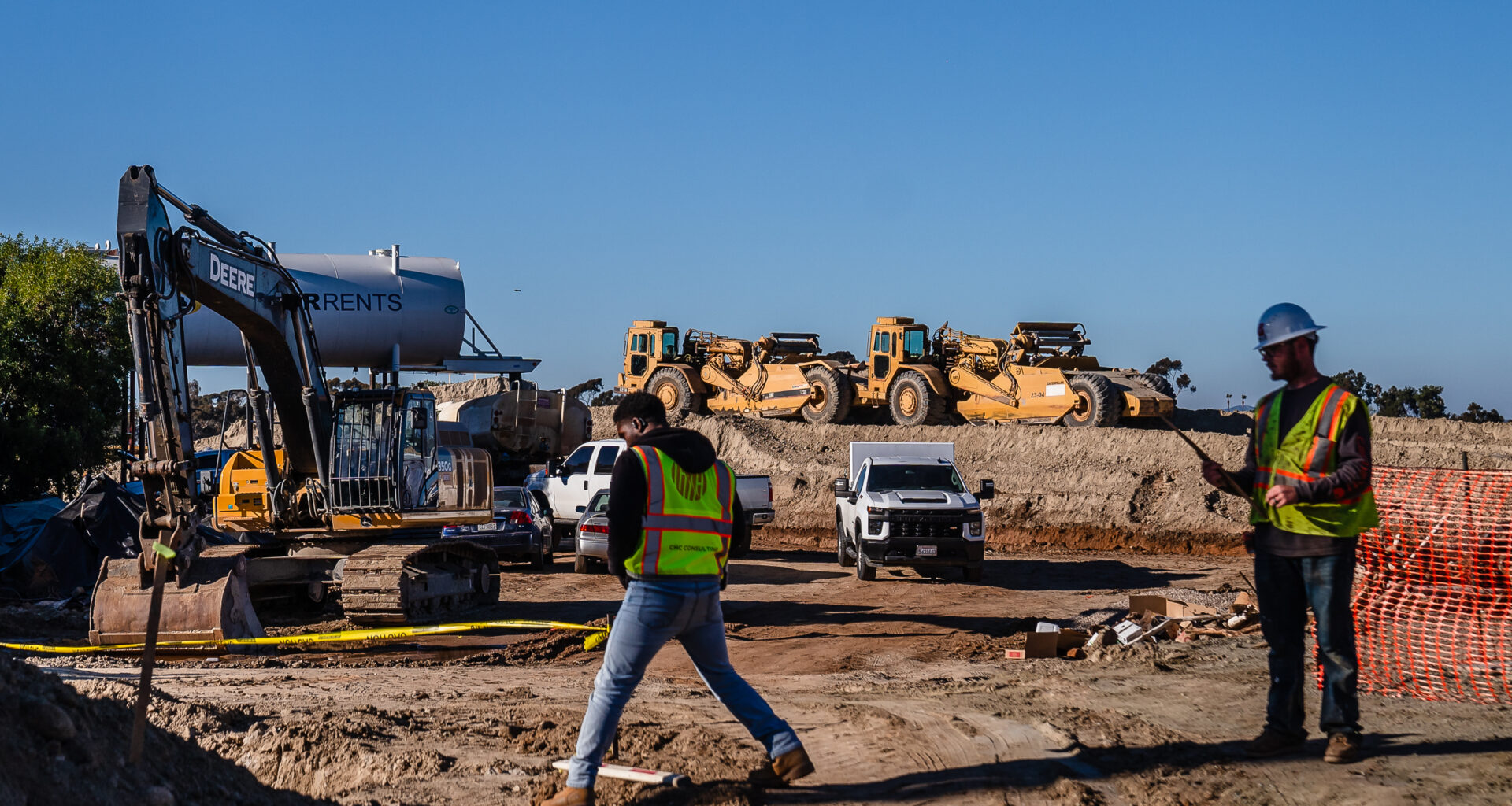 A housing development being built in Oceanside on Dec. 8, 2022.