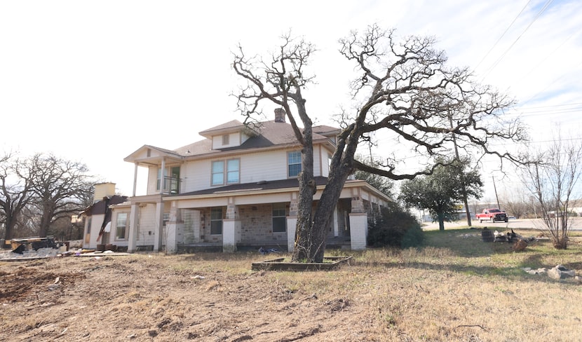A century-old historical house, located at 2450 S. Belt Line Road in Dallas, awaits its...
