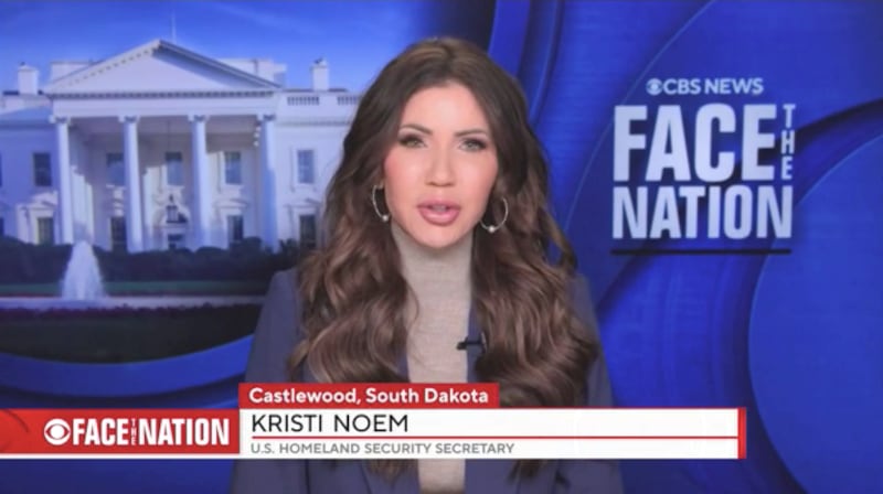 Kristi Noem on Face the Nation with Margaret Brennan