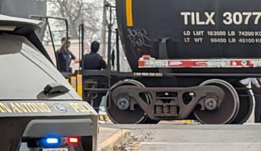 Woman walking on side of railroad tracks fatally struck by train, San Antonio police say