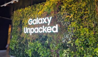 Galaxy Unpacked Stock Image