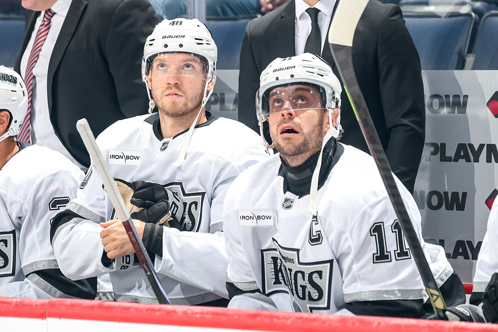Kopitar (lower-body), Armia (upper-body) both out day-to-day + Kings options going forward