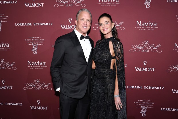 Gary Green and Amy Green attend as Gabrielle's Angel Foundation hosts Angel Ball 2025 at Cipriani Wall Street on October 27, 2025 in New York City. (Photo by Jamie McCarthy/Getty Images for Gabrielle's Angel Foundation)