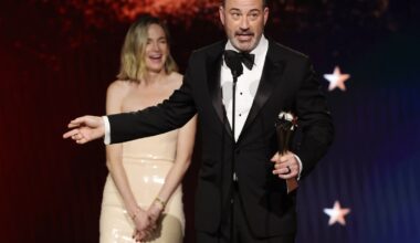 Jimmy Kimmel Takes Aim at Trump in Critics Choice Acceptance Speech