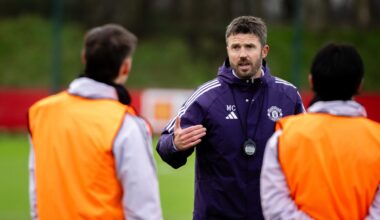 Forgotten Man Utd youngster now spotted in first-team training with Michael Carrick after loan return